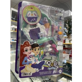   Mattel Polly Pocket pingvines utazó játék készlet CSOMAGOLÁSSÉRÜLT BONTATLAN