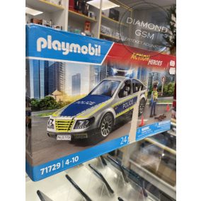   PLAYMOBIL 71729 Rendőrautó rendőrrel CSOMAGOLÁSSÉRÜLT BONTATLAN