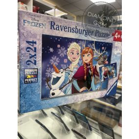   Ravensburger 090747 Jégvarázs északi fény 2x24DB kirakó BONTOTT HIÁNYTALAN