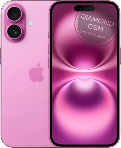 Apple iPhone 16 256GB Rózsaszín