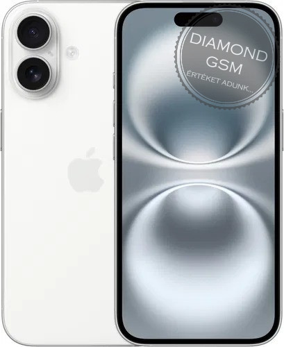 Apple iPhone 16 Plus 128GB Fehér