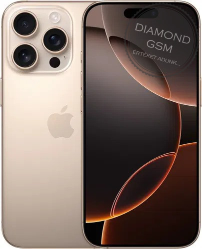 Apple iPhone 16 Pro 128GB Sivatagszínű Titán