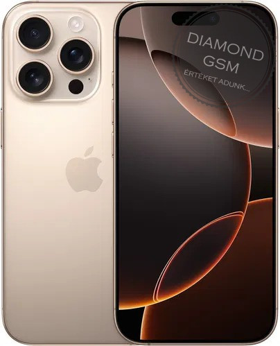 Apple iPhone 16 Pro Max 256GB Sivatagszínű Titán