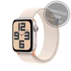   Apple Watch SE  2023 40mm Csillagfény  Alumíniumtok, Csillagfény sportszíjjal