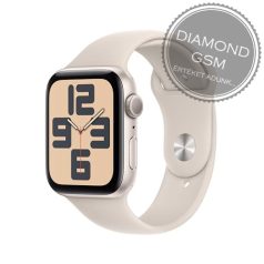   Apple Watch SE 2023 44mm Csillagfény  Alumíniumtok, Csillagfény sportszíjjal