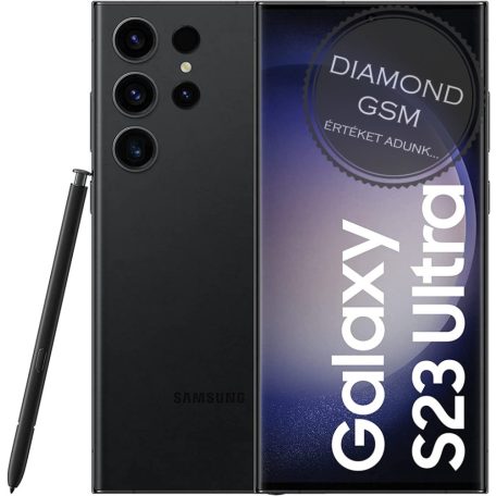 Samsung S918 Galaxy S23 Ultra 5G 256GB Dual Fekete 