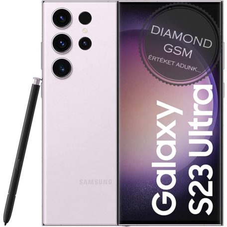 Samsung S918 Galaxy S23 Ultra 5G 256GB Dual Levendula Lila
