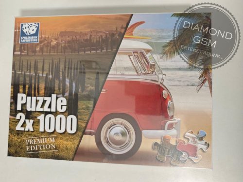 Ravensburg Puzzle 2x1000 Prémium Road Trip Kiadás 